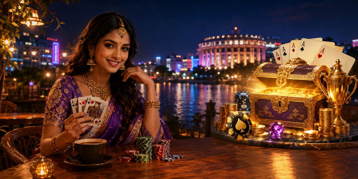 A person playing Teen Patti on mobile at Connaught Place in Delhi